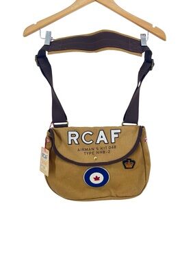 RCAF Canvas Messenger Bag NWT Airman Kit 048 Military Style Crossbody Canada